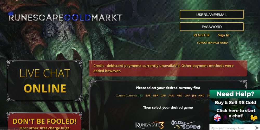 RuneScapeGoldMarkt Review