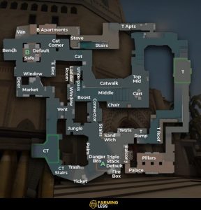 CS2 Mirage Callouts Guide - Learn Mirage Callouts