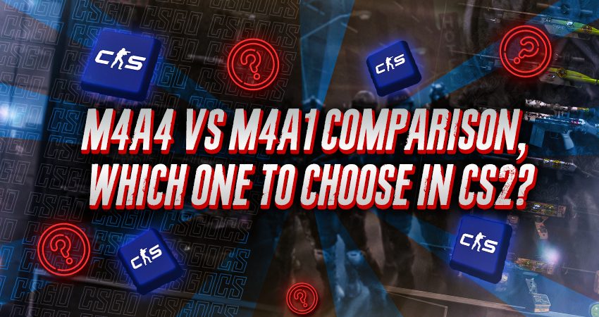 M4A4 vs M4A1 Comparison, Which One To Choose in CS2?